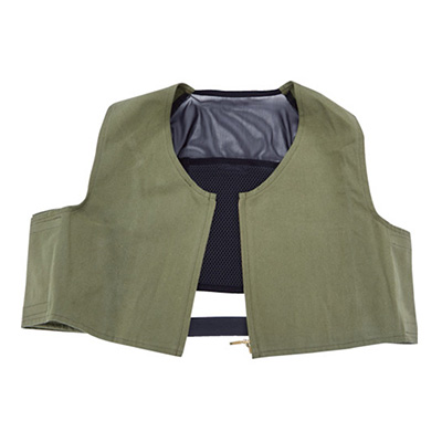 トラスコ TRUSCO 前面コットンタイプ アイシングベスト オリーブドラブ フリーサイズ WICEV-OD 356-9499 (商品コード：162507)