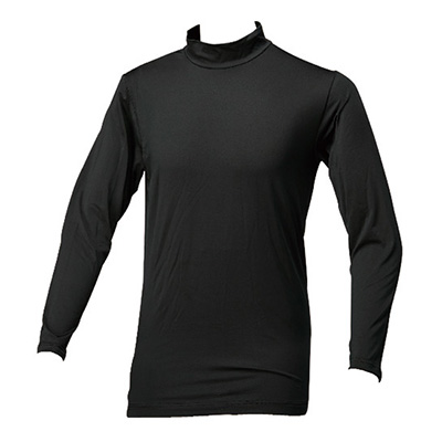 トラスコ TRUSCO 裏起毛インナー 長袖ハイネック ブラック Sサイズ TBHN-S 161-0116 (商品コード：162518)