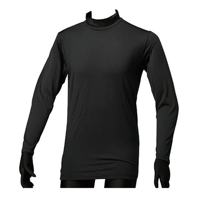 トラスコ TRUSCO 裏起毛インナー 長袖ハイネック ブラック 2Lサイズ TBHN-2L 161-0111 (商品コード：162521)