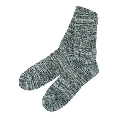 トラスコ TRUSCO 消臭糸デオセル入りのびのび軍足 グレーモク 25.0～27.0cm TDGH-2P 116-3055 2足組 (商品コード：162550)