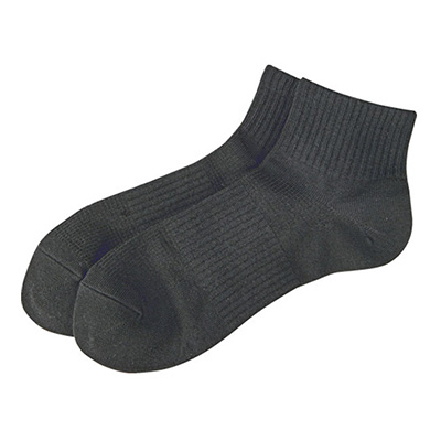 トラスコ TRUSCO 消臭補強ソックス 黒 25.0～27.0cm DEST4P 389-2874 4足組 (商品コード：162551)