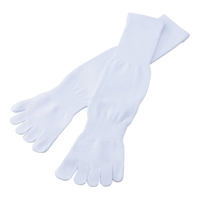 トラスコ TRUSCO 軍足 5本指 ホワイト 24.0～26.0cm TSG-510W 279-1625 4足組 (商品コード：162554)