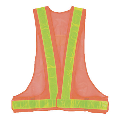 トラスコ TRUSCO 安全ベスト スタンダード オレンジ/イエロー蛍光 TKA-330A 362-3075 (商品コード：162583)