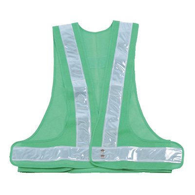 トラスコ TRUSCO 安全ベスト スタンダード 緑/シルバー反射 TKA-370A 362-3078 (商品コード：162587)