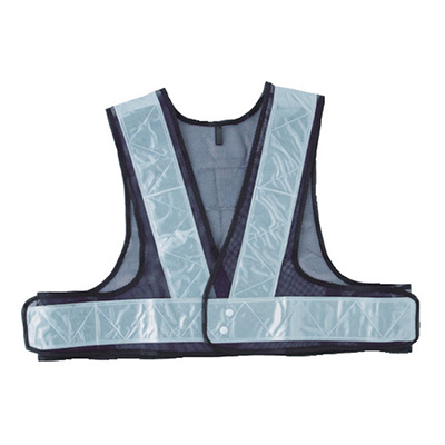 トラスコ TRUSCO 安全ベスト ショート丈 紺/シルバー反射 TKA-540A 362-3082 (商品コード：162589)