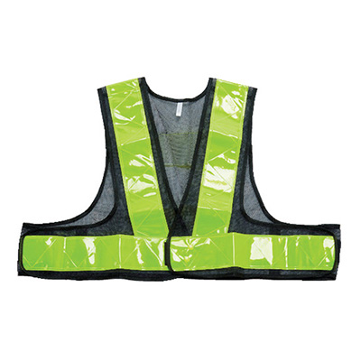 トラスコ TRUSCO 安全ベスト ショート丈 紺/イエロー反射 TKA-550A 362-3081 (商品コード：162590)