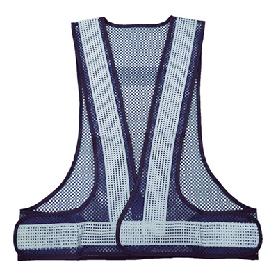 トラスコ TRUSCO 安全ベスト メッシュ反射材 紺/シルバー反射 TMV-BS 786-9193 (商品コード：162592)