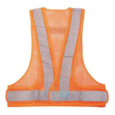 トラスコ TRUSCO 安全ベスト メッシュ反射材 オレンジ/シルバー反射 TMV-OS 786-9215 (商品コード：162594)