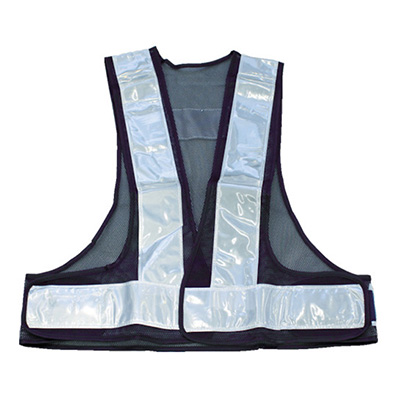 トラスコ TRUSCO 安全ベスト 幅広反射材 紺/シルバー反射 TAB70-KS 855-7755 (商品コード：162600)