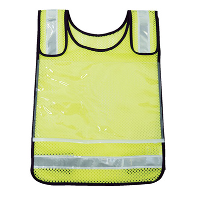 トラスコ TRUSCO 肩調整付ゼッケンベスト イエロー TMNV-Y 783-5850 (商品コード：162623)