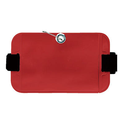トラスコ TRUSCO 名刺型腕章 ソフトタイプ レッド TAB-C-R 114-8440 (商品コード：162649)