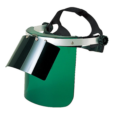 トラスコ TRUSCO 直かぶり型防災面 グリーンレンズ(ダブル型) BM-KW 231-6081 (商品コード：162886)