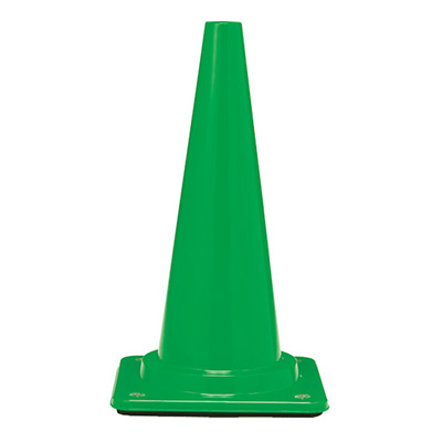 トラスコ TRUSCO カットコーン 反射テープ無し グリーン TCC-4C-GN 445-4219 (商品コード：162901)