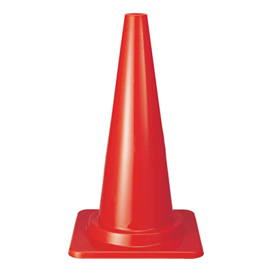 トラスコ TRUSCO カットコーン 反射テープ無し レッド TCC-4C-R 445-4197 (商品コード：162902)