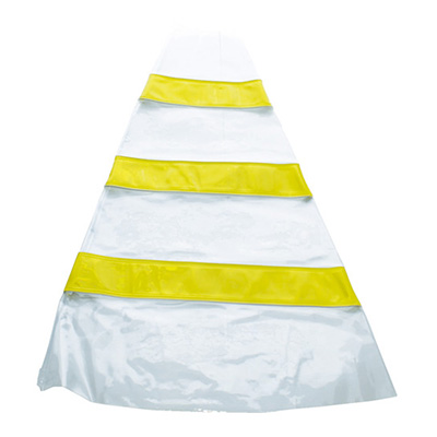 トラスコ TRUSCO 安全コーン用反射材後付けカバー 黄 TACC-700Y 855-7762 (商品コード：162920)