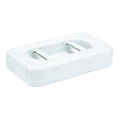 トラスコ TRUSCO 重石角型 グレー TW10-K 414-6603 (商品コード：163052)