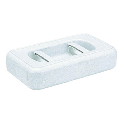 トラスコ TRUSCO 重石角型 グレー TW20-K 414-6620 (商品コード：163054)