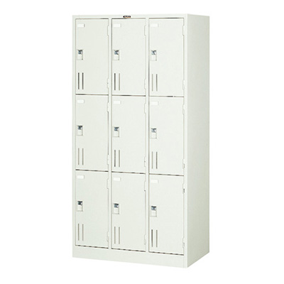 トラスコ TRUSCO 多人数用ロッカー 南京錠タイプ SVG9B 520-8947 (商品コード：163099)