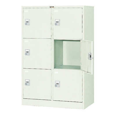 トラスコ TRUSCO 多人数ロッカー 手ぶらキー付 SVG6LK 520-8971 (商品コード：163127)
