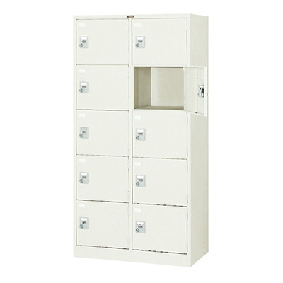 トラスコ TRUSCO 多人数ロッカー 手ぶらキー付 SVG10K 520-8998 (商品コード：163130)