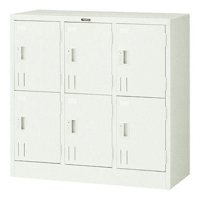 トラスコ TRUSCO 多人数ロッカー シリンダ錠式 SHG6A 520-8874 (商品コード：163133)