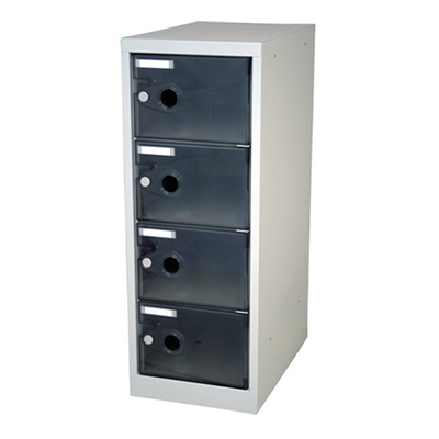 トラスコ TRUSCO スケルトンロッカー 鍵なしタイプ ブラック TSL4-BK 366-8703 (商品コード：163145)