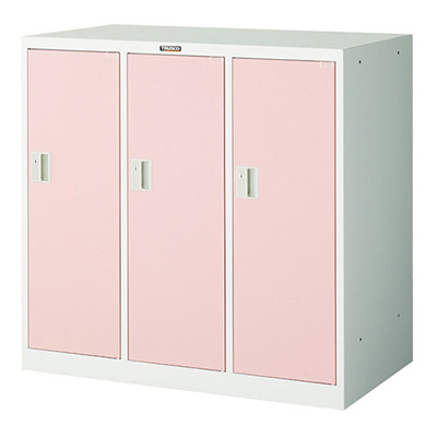 トラスコ TRUSCO 小型ロッカー ピンク MLK3-P 454-0841 (商品コード：163156)