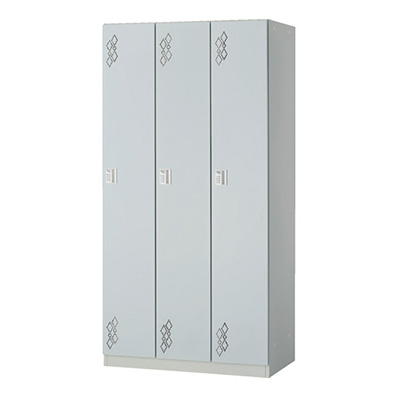 トラスコ TRUSCO 女性用ロッカー ダイヤル錠式 ライトグレー LWL-3GY 207-5919 (商品コード：163174)