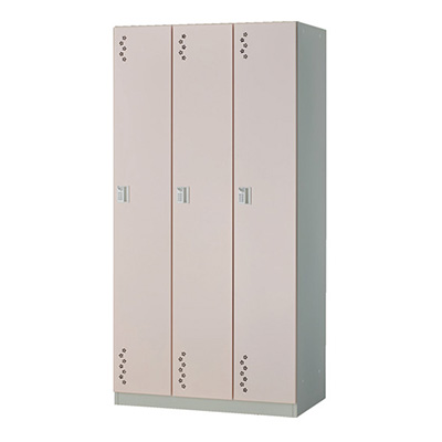 トラスコ TRUSCO 女性用ロッカー ダイヤル錠式 ペールピンク LWL-3P 207-5921 (商品コード：163175)