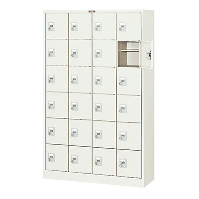 トラスコ TRUSCO シューズケース ダイヤル錠式 ネオグレー SC-24WK 520-9048 (商品コード：163229)