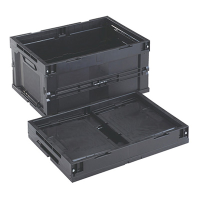 トラスコ TRUSCO 導電性折りたたみコンテナ CR-S40-EA 819-1374 (商品コード：163360)