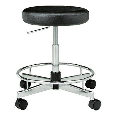 トラスコ TRUSCO 導電性作業チェア ECC-1-BK 818-3822 (商品コード：163365)