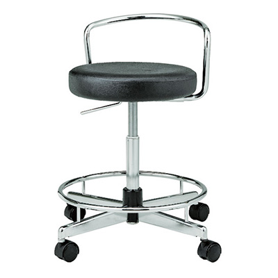 トラスコ TRUSCO 導電性作業チェア ECC-2-BK 818-3823 (商品コード：163366)