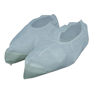 トラスコ TRUSCO エレブレイク シューズカバー ホワイト TEL-SC 856-4337 (商品コード：163388)