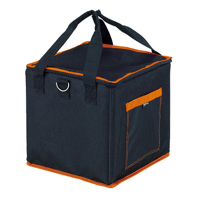 トラスコ TRUSCO 折りたたみ角バッグ フタ付 ブラック Sサイズ TRK30-SF 389-7681 (商品コード：163423)