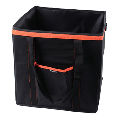 トラスコ TRUSCO 折りたたみ角バッグ フタ無 ブラック Mサイズ TRK35-M 389-7664 (商品コード：163424)