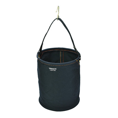 トラスコ TRUSCO 電工バケツ アタッチメントなし ブラック TADB-300N 115-1129 (商品コード：163503)