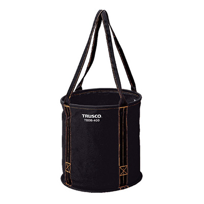 トラスコ TRUSCO 大型電光バケツ ブラック TBDB-400 449-9221 (商品コード：163527)