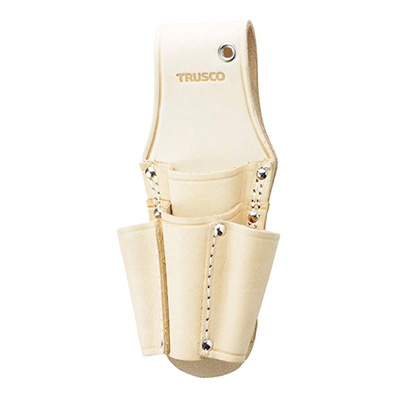 トラスコ TRUSCO 革製ツールホルダー ペンチ2段、ドライバー2本 TPCD-230 856-3565 (商品コード：163574)