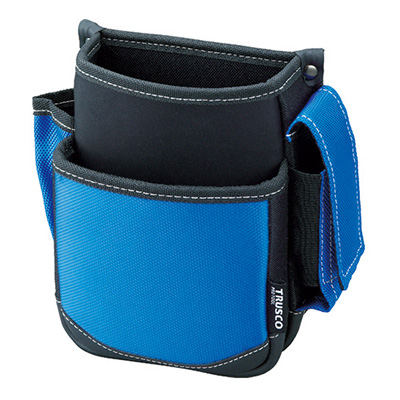 トラスコ TRUSCO 腰袋 携帯電話ホルダ付 ブルー TWP2-BL 365-6161 (商品コード：163659)