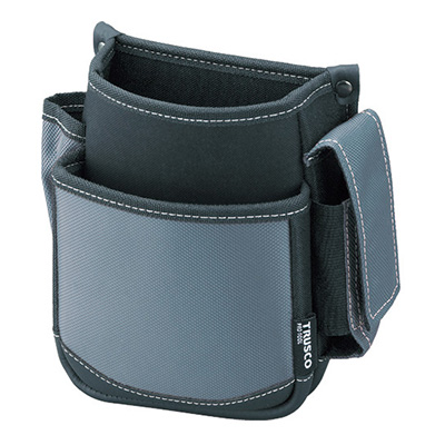 トラスコ TRUSCO 腰袋 携帯電話ホルダ付 グレー TWP2-GY 365-6179 (商品コード：163660)