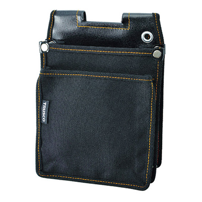 トラスコ TRUSCO 電気工事用腰袋 ブラック TDI-M-BK 837-1274 (商品コード：163666)