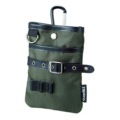トラスコ TRUSCO コンパクトツールケース シザーポケット グリーン TCTC1509-GN 363-8626 (商品コード：163707)