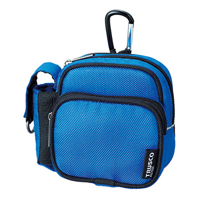 トラスコ TRUSCO コンパクトツールケース ツーワイドポケット ブルー TCTC1802-BL 365-5971 (商品コード：163731)