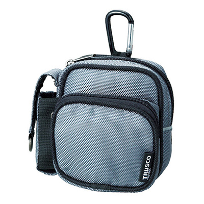 トラスコ TRUSCO コンパクトツールケース ツーワイドポケット グレー TCTC1802-GY 365-5989 (商品コード：163732)