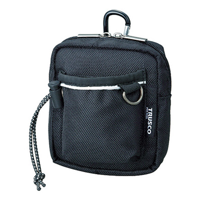 トラスコ TRUSCO コンパクトツールケース ワイドポケット ブラック TCTC1502-BK 365-5903 (商品コード：163733)