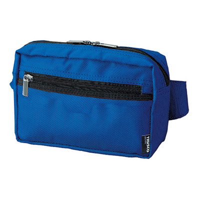 トラスコ TRUSCO コンパクトウエストポーチ ブルー TC-CWP-BL 392-6508 (商品コード：163746)