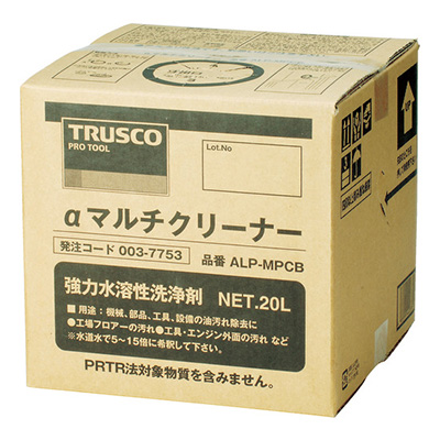 トラスコ TRUSCO 強力水溶性洗剤 「α」マルチクリーナー ALP-MPCB 003-7753 (商品コード：166058)