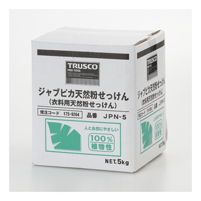 トラスコ TRUSCO 「ジャブピカ天然粉せっけん」 （粉末タイプ） JPN-5 175-9264 (商品コード：166068)