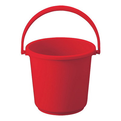 トラスコ TRUSCO PPカラーバケツ （HACCP対応） TPPB-10-R 477-9789 (商品コード：166273)